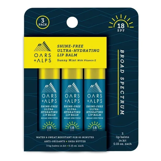 Oars + Alps Bálsamo Labial Sin Brillo Y Protector Solar Spf 