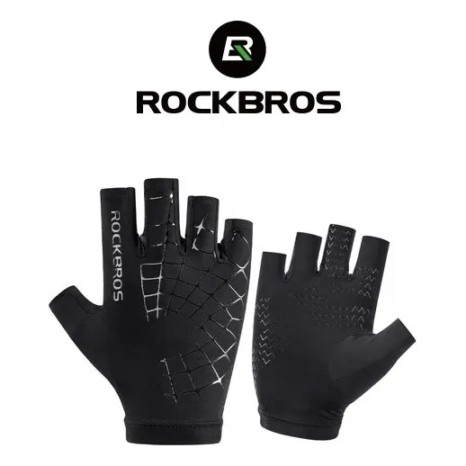 Guantes Medio Dedo Para Ciclismo Y Moto Rockbros 