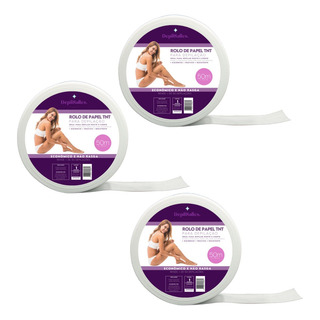 Kit 3 Rolo Papel Tnt Para Depilação Depilsalles - 50m X 10cm Kit 3 Rolo Papel Tnt Para Depilação Depilsalles - 50m X 10cm