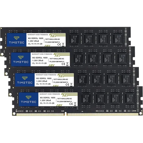 Memoria Ram Pc - Ddr3 4x8gb  1600mhz