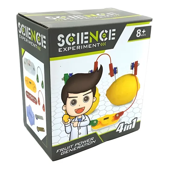 Kit Experimento Científico Con Frutas Juego Educativo