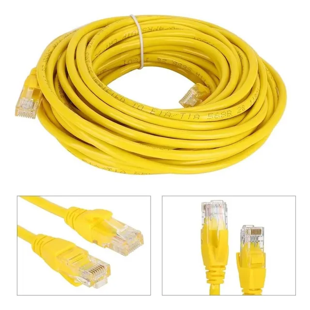 Cable De Red Rj45 Cat6e 10 Metros Internet Ethernet Armado