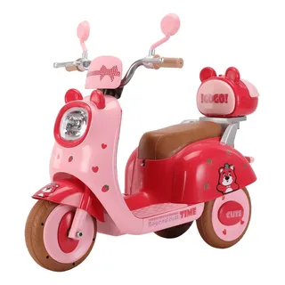 Moto Elétrica Infantil Menina Cute Rosa 6v Voltagem Do Carregador 110v/220v Moto Elétrica Infantil Menina Cute Rosa 6v Voltagem Do Carregador 110v/220v