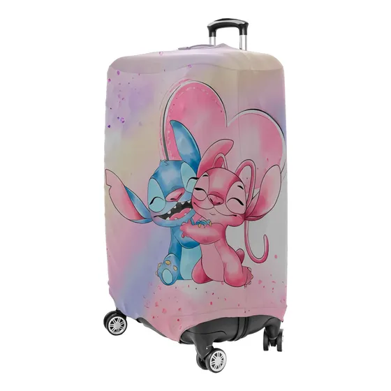 Capa De Mala - Tamanho P - Tema Stitch Ice Cream