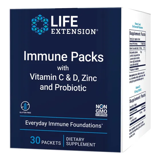 Supplement Life Extension Immune Packs De Vitamina C Y D Y Z