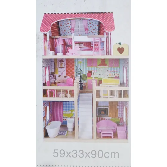 Casa De Muñecas De Madera Importada