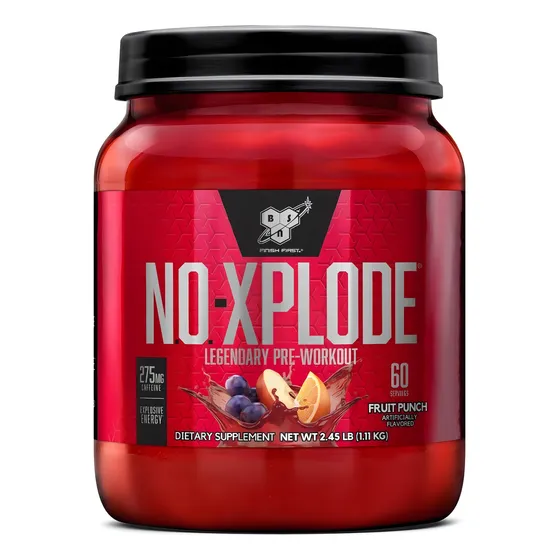 Pre Entreno Bsn No Xplode 3.0 2.45 Libras 60 Servicios Sabor Green apple