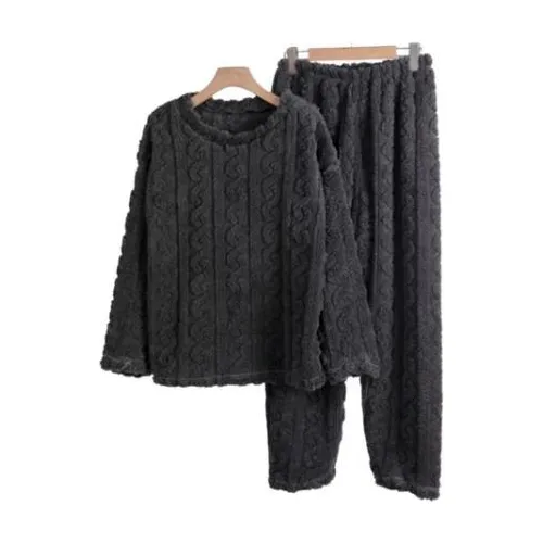 Pijama Frannel Polar Afelpado Calientita.sueter Y Pantalón
