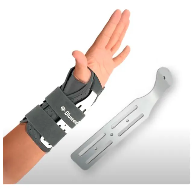 Ortesis Muñeca Con Férula Palmar Dorsal Ajustable Blunding