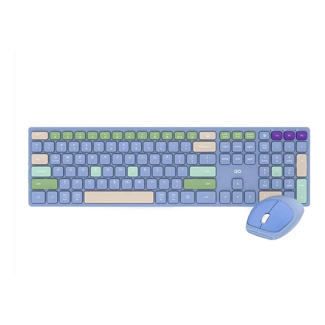 Combo Kit Teclado Mouse Inalambrico Wk895 Gopop Fantech Azul