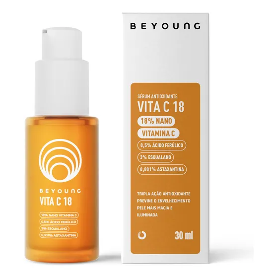 Beyoung Vita C 18% de Nano Vitamina C 3% Esqualano Sérum 30ml