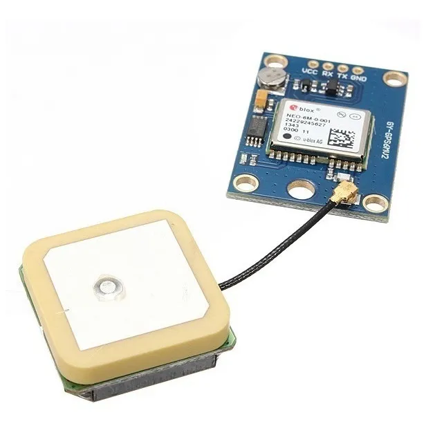 Módulo Gps Eeprom De Control De Vuelo Y Antena Neo-6m Ublox