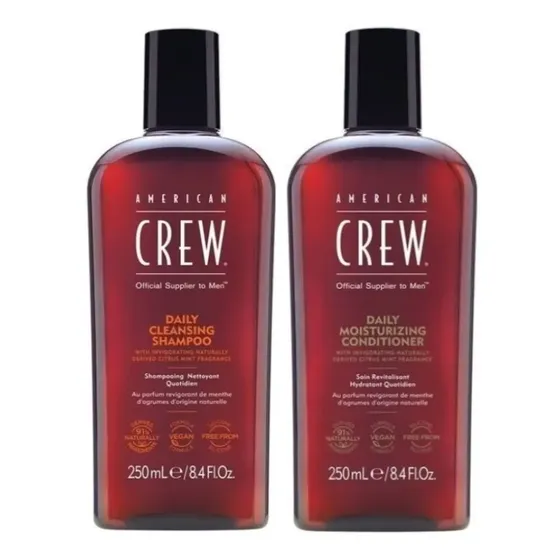 Shampoo Daily 250ml + Acondicionador Daily American Crew Men | Cuotas sin interés