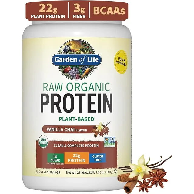Polvo De Proteína Orgánica Garden Of Life (580 G)