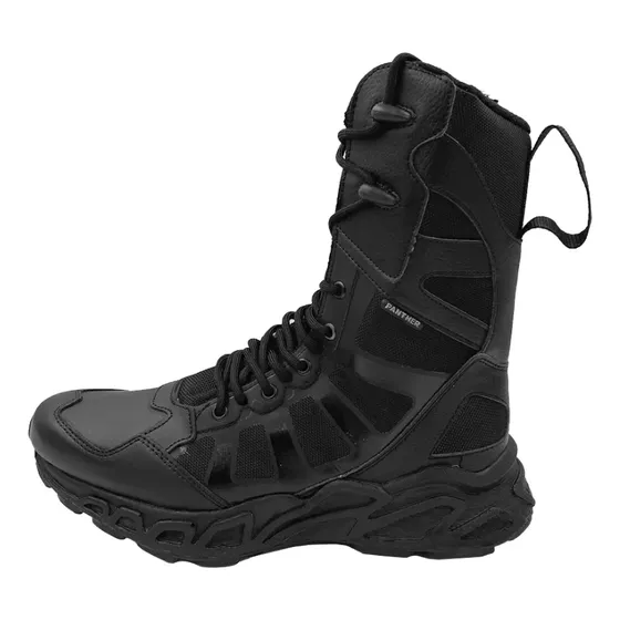 Bota Táctica Panther 10  Con Punta Boleable Resistente