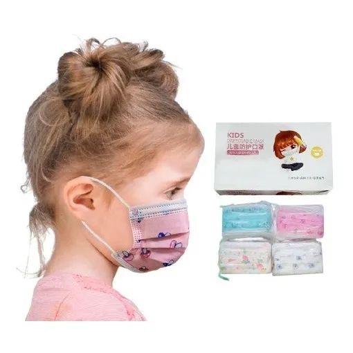 Mascarillas Desechables Para Niños. Caja De 50 Unidades.