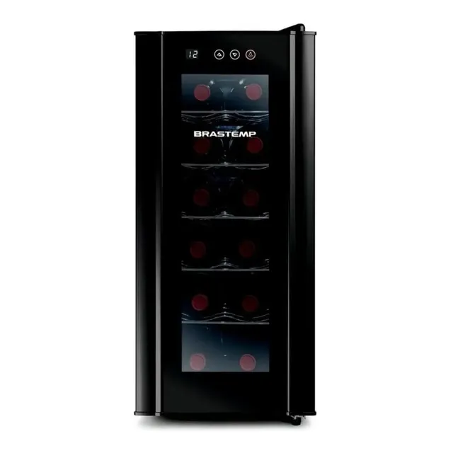 Adega De Vinhos Brastemp 12 Garrafas Com Painel Touch Bzc12be