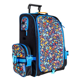 Maleta Viaje Para Niño Negro Azul 5 Pzs Maleta Viaje Para Niño Negro Azul 5 Pzs
