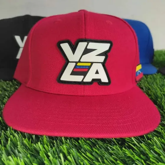 Gorras De Venezuela Plana En Goma De Pvc