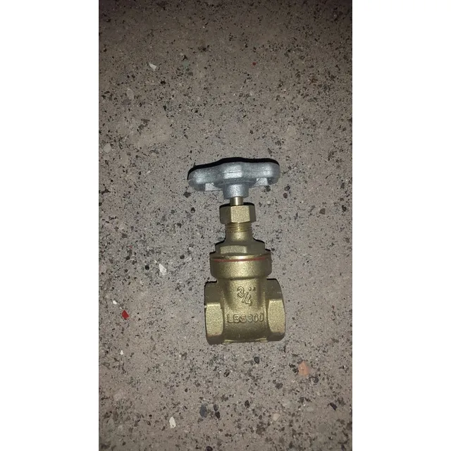 Llave De 3/4 De Compuerta 100% Bronce