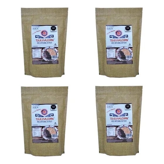 Mole En Polvo Artesanal Tlaximaloyan Sin Azúcar 4 Kg