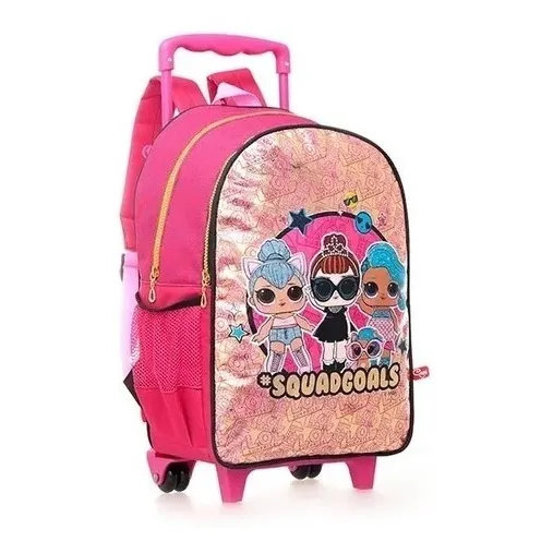 Morral Maleta Escolar Con Ruedas Lol Surprise 