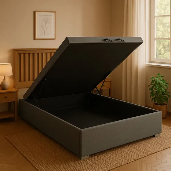Box Baul Sommier Cama 2 Plazas 140x190 Dormitorio Lcm
