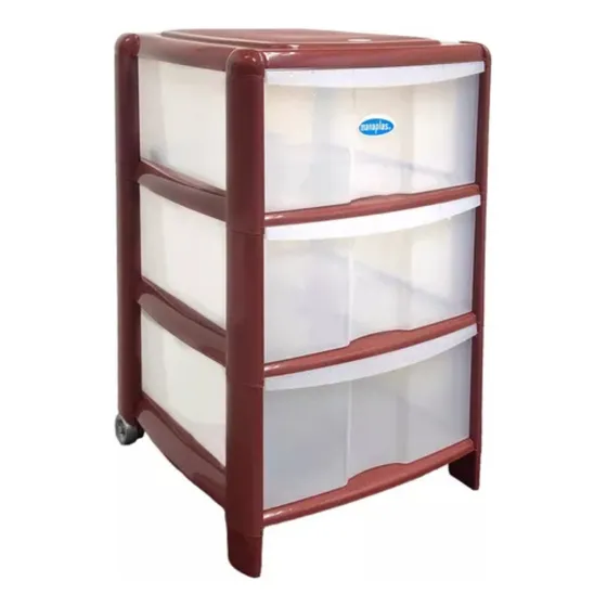Gavetero Multiuso Manaplas 3 Gavetas Con Rueda