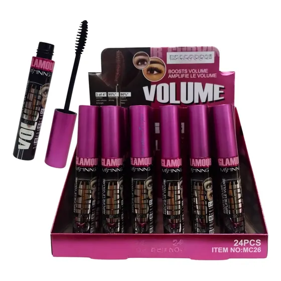 Mascara De Pestañas, Rimel, Voluminizadora, Negro, H T Color Negro