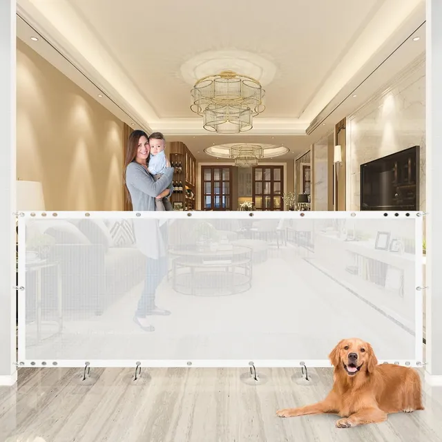 Malla Baranda Reja Puerta De Seguridad Para Mascotas Xxl