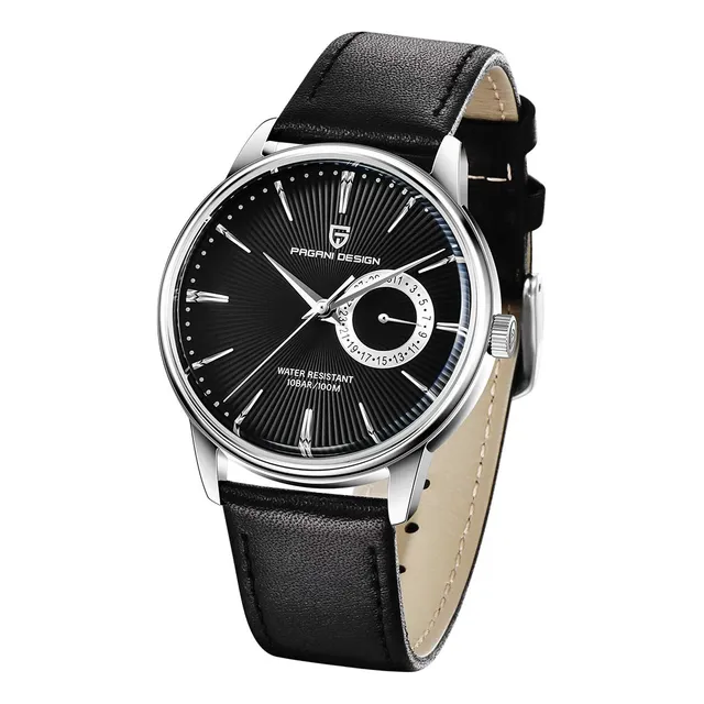 Pagani Diseño Relojes Masculinos Cuero Casual Cuarzo Svhgm
