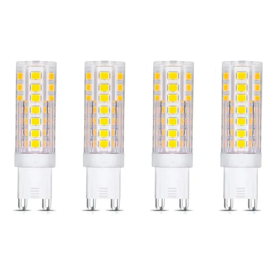 Pack 4 Ampolletas Led G9 5 Watts Luz Cálida/fría - Sumatel