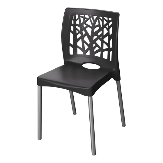 Cadeira Para Jardim E Varanda Nature Preto Cb