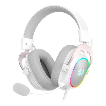 Audifonos Redragon Zeus X White Rgb H510w Usb Pc Ps4 Ps5
