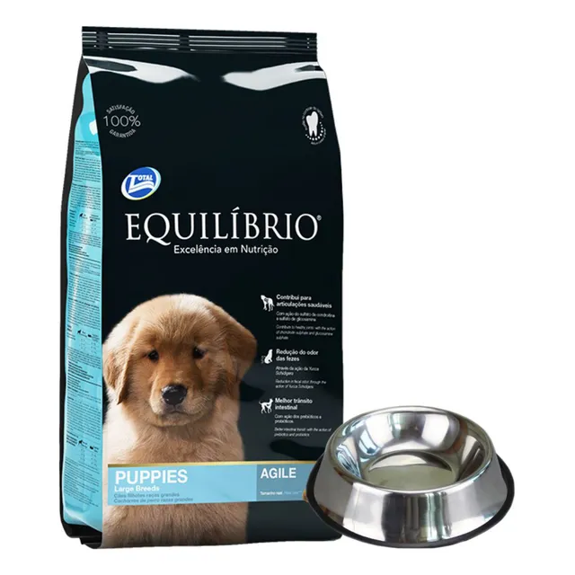 Equilibrio Cachorro Razas Grandes 15kg + Regalos