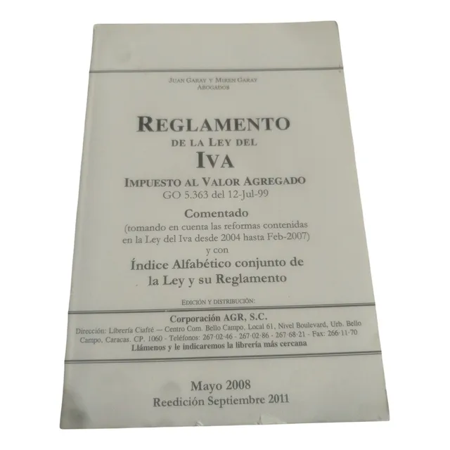 Reglamento De La Ley Del Iva