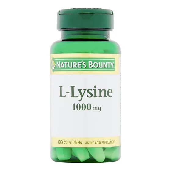 Natures Bounty L-lysine 1000mg Piel Y Labios Saludables