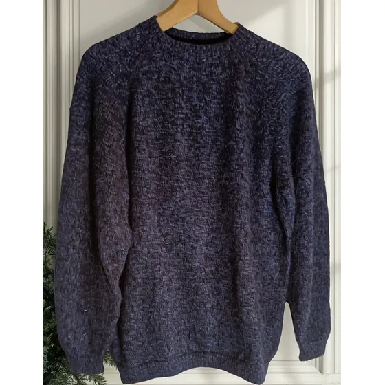 Sweater Chomba Lana Alpaca, Cuello Redondo, Unisex