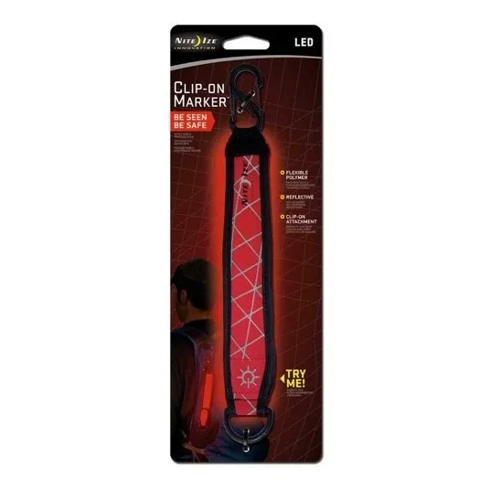 Identificador Led Seguridad Para Mochilas Trecking Nocturno