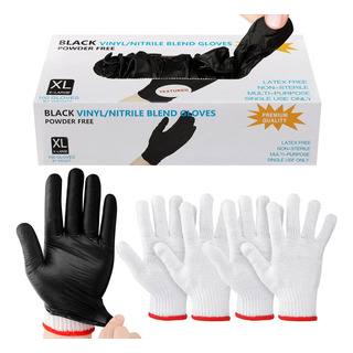 Juego De 100 Guantes Desechables Para Barbacoa Juego De 100 Guantes Desechables Para Barbacoa