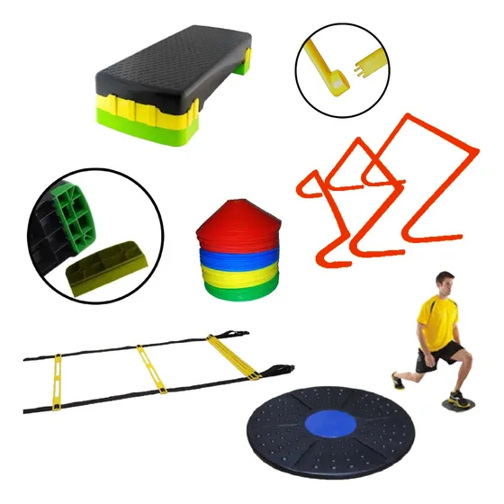 Set Kit De Entrenamiento Funcional N°5 Fitness Gym Casa 