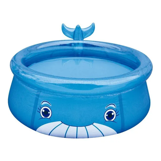 Pileta Inflable Ballena Estampada Redonda 175 X 62 Cm 21939