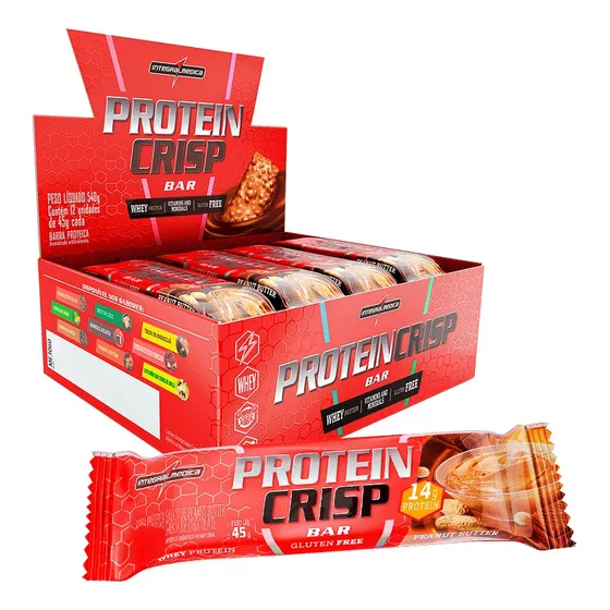 Protein Crisp Cx C/ 12 Un - 13g De Proteína - Integralmedica