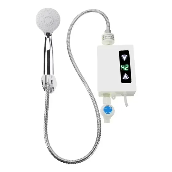 Calefont Calentador Agua Electrico 3500w Ducha Baño Digital Blanco | Cuotas sin interés