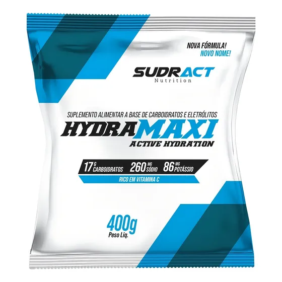 Isotônico Hydramaxi 400g - Sudract - Carbo + Eletrólitos Sabor Limão