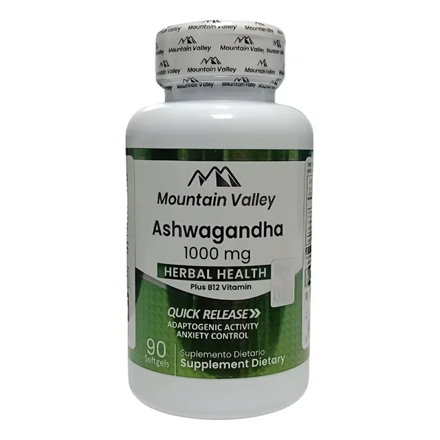 Ashwagandha 1000mg X 90 Caps. Moutain Valley