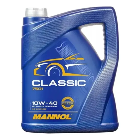 Aceite para motor Mannol semi-sintético 10W-40 para auto/camioneta de 1 unidad x 5L