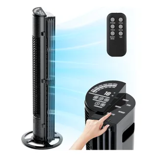 Ventilador De Torre Silencioso 75w Com 6 Velocidades 127v Ventilador De Torre Silencioso 75w Com 6 Velocidades 127v