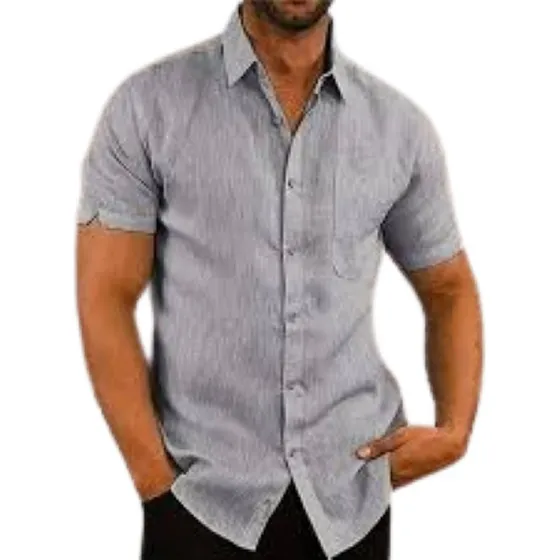 Patron Molde Para Confeccion Camisa Manga Corta Hombre