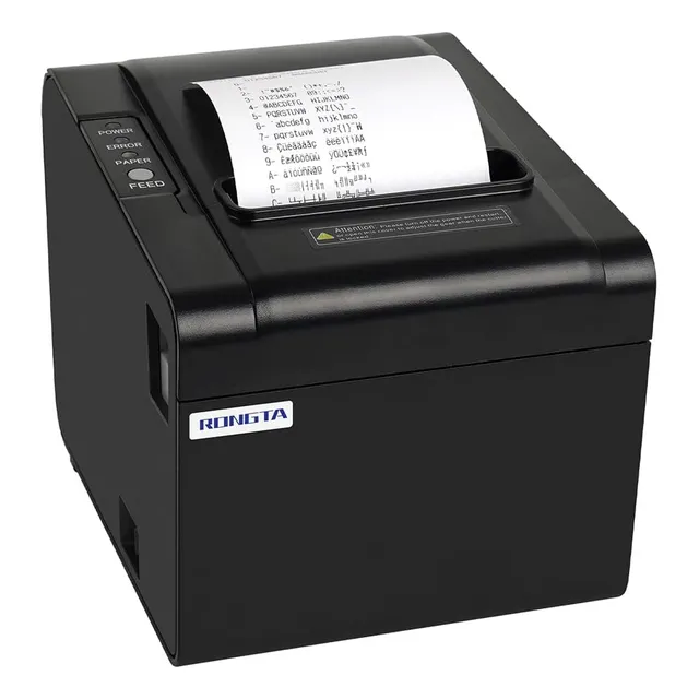 Impresora De Recibos Rongta Pos, Impresora Térmica De 80 Mm,